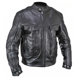 Leather Fashion Jacket Men